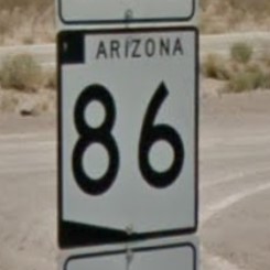 Arizona state hwy sign