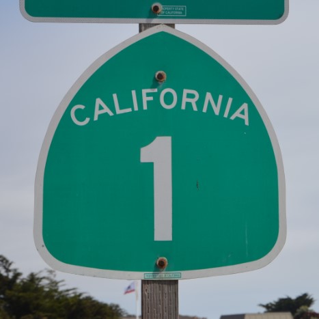 California state hwy sign