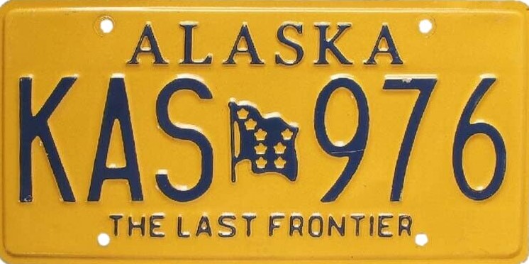 Alaska oy plate
