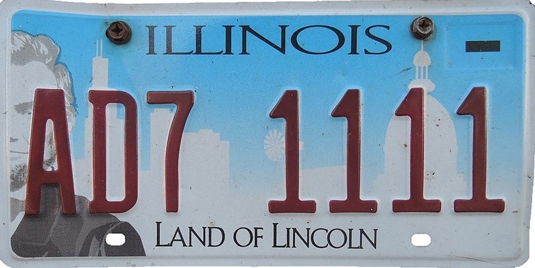 Illinois b plate