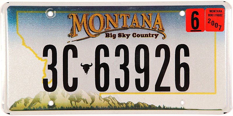Montana bgk plate