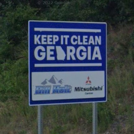 Georgia adoption sign