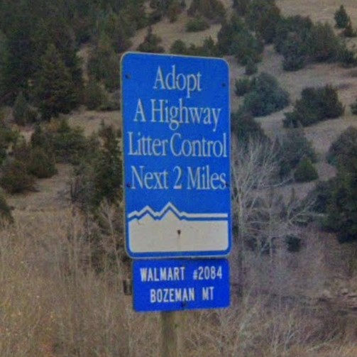 Montana adoption sign