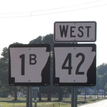 Arkansas state hwy sign