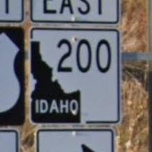 Idaho state hwy sign