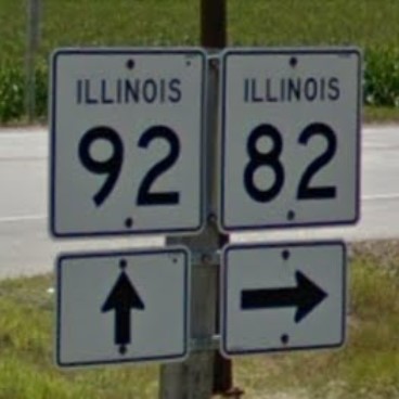 Illinois state hwy sign