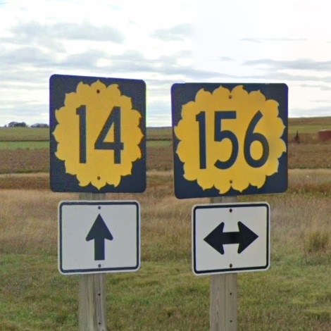 Kansas state hwy sign
