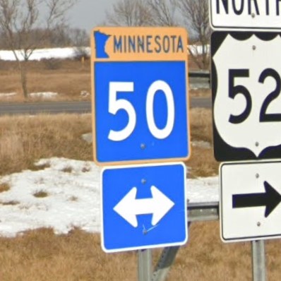 Minnesota state hwy sign