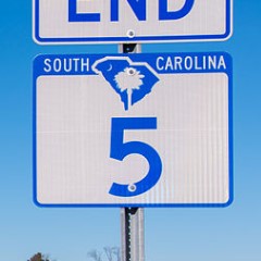 South Carolina state hwy sign