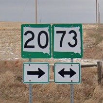 South Dakota state hwy sign