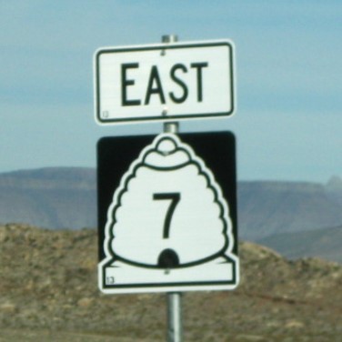 Utah state hwy sign