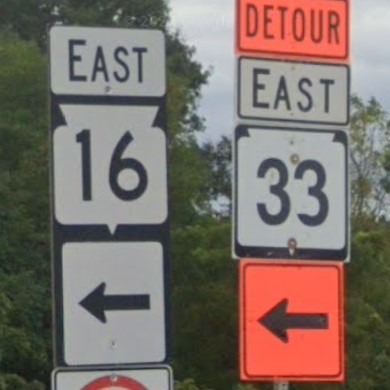Wisconsin state hwy sign