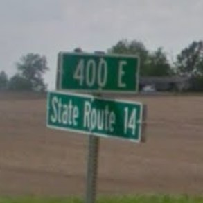 Illinois county rd sign