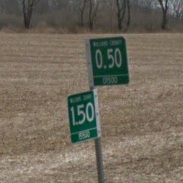 Ohio county rd sign