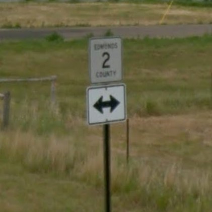 South Dakota county rd sign