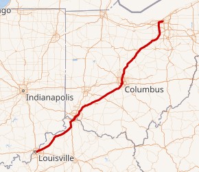 Interstate 71 map