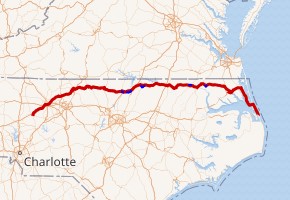 US Hwy 158 map