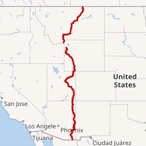 US Hwy 191 map