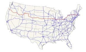 US Hwy 20 map