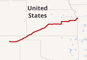 US Hwy 56 map