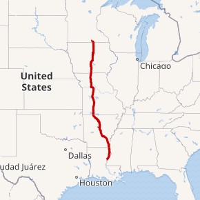 US Hwy 65 map