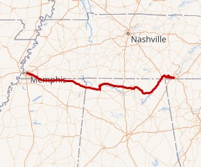 US Hwy 72 map