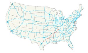 US Hwy 79 map