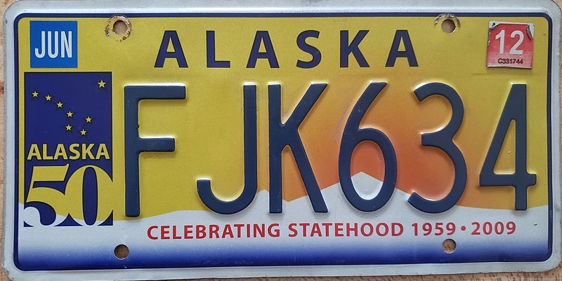 Alaska royb plate