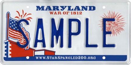 Maryland rb plate