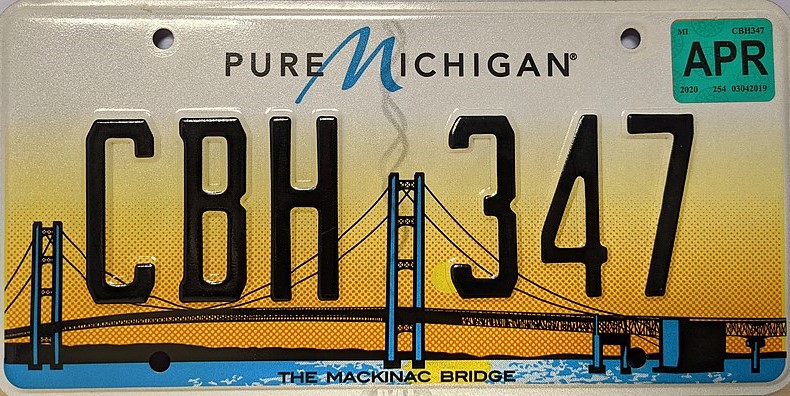 Michigan rob plate