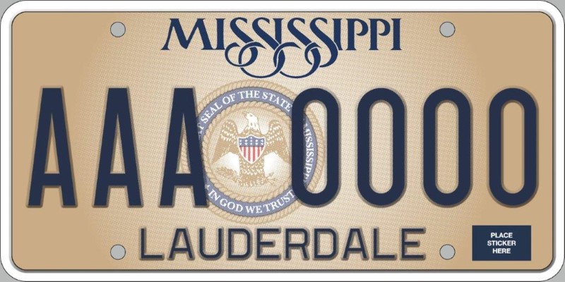 Mississippi yok plate