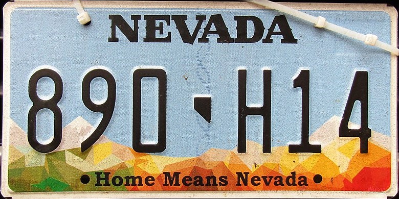 Nevada boy plate
