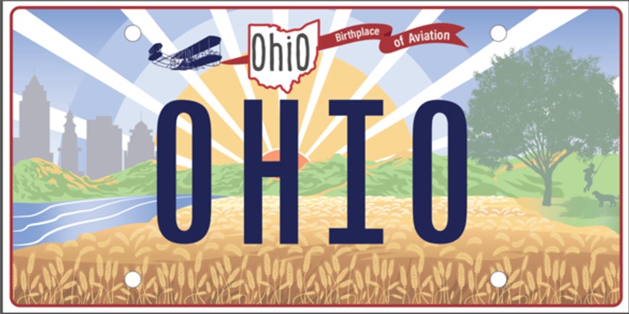 Ohio boy plate