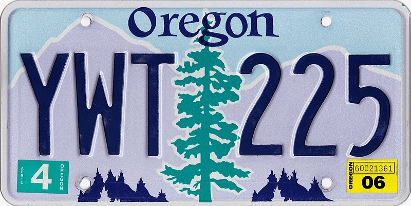 Oregon gb plate