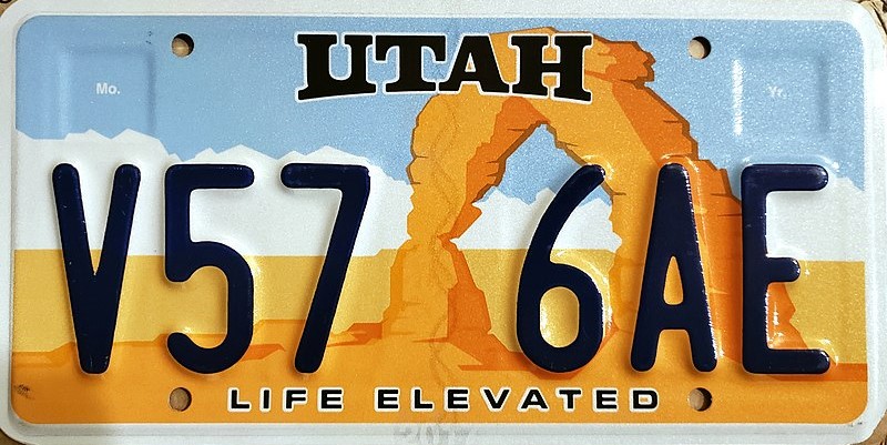 Utah bor plate