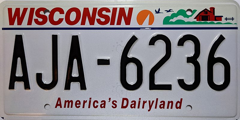 Wisconsin r plate