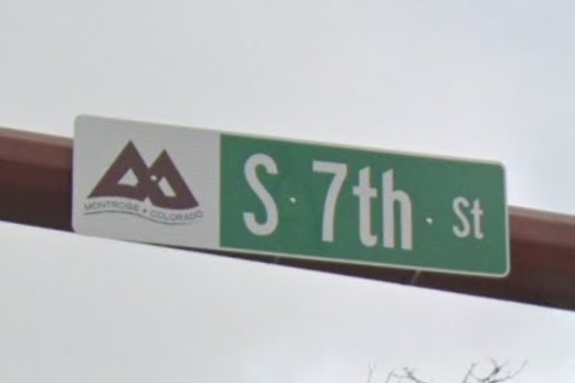 Montrose, CO street sign
