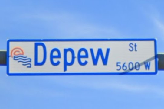 Edgewater, CO street sign