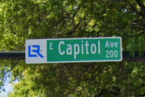 Little Rock, AR street sign