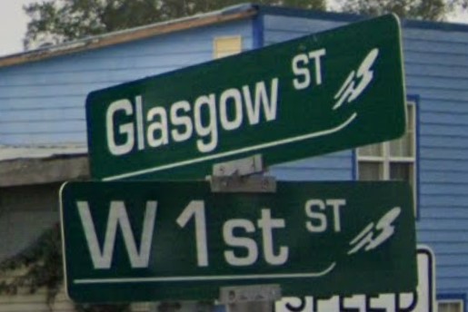 Riverside, IA street sign