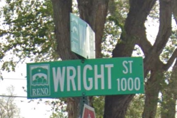 Reno, NV street sign