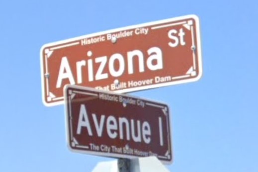 Boulder City, NV street sign
