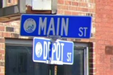 Chateaugay, NY street sign