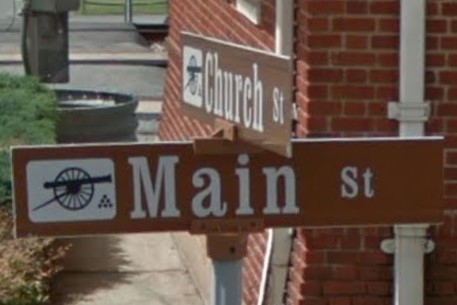 Appomattox, VA street sign