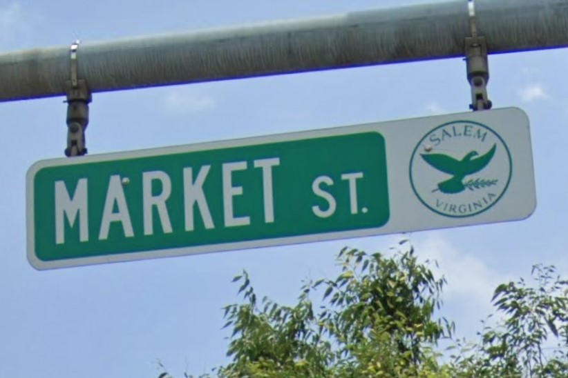 Salem, VA street sign