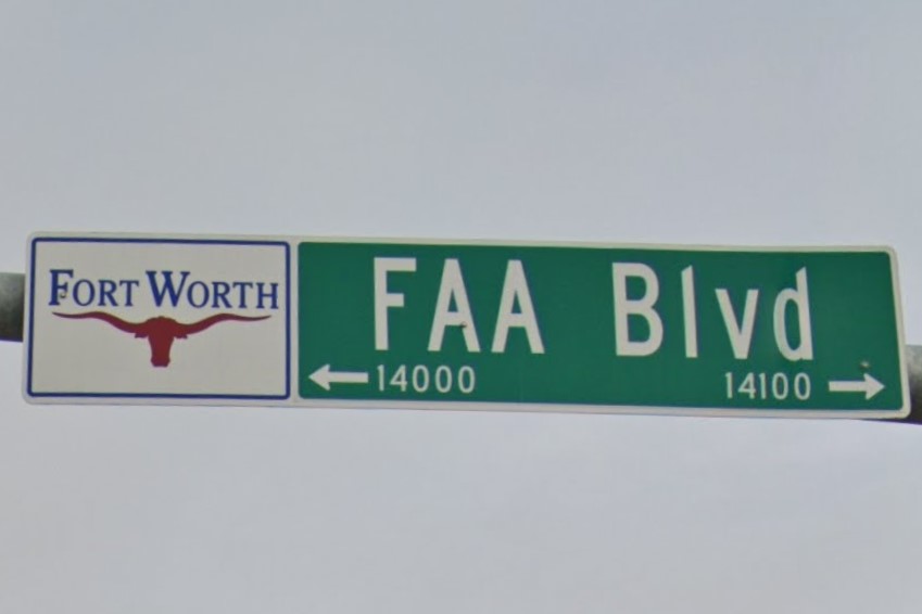 Fort Worth, TX street sign