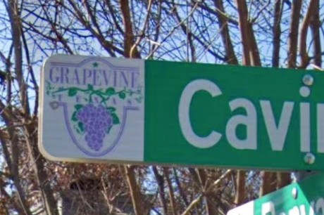 Grapevine, TX street sign