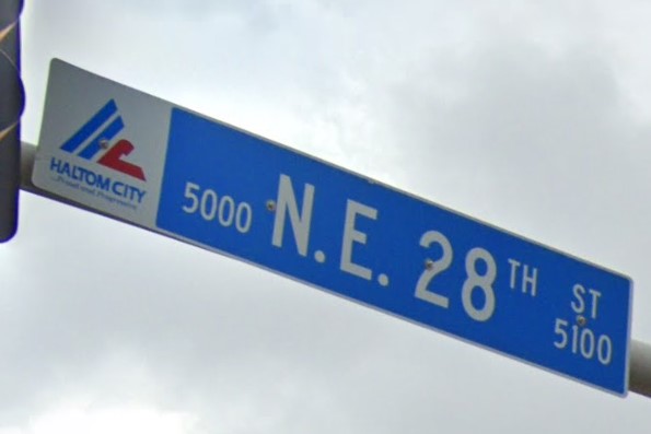 Haltom City, TX street sign