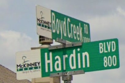 McKinney, TX street sign