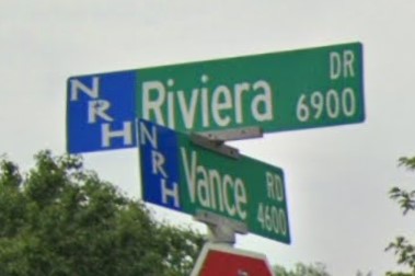 North Richland Hills, TX street sign